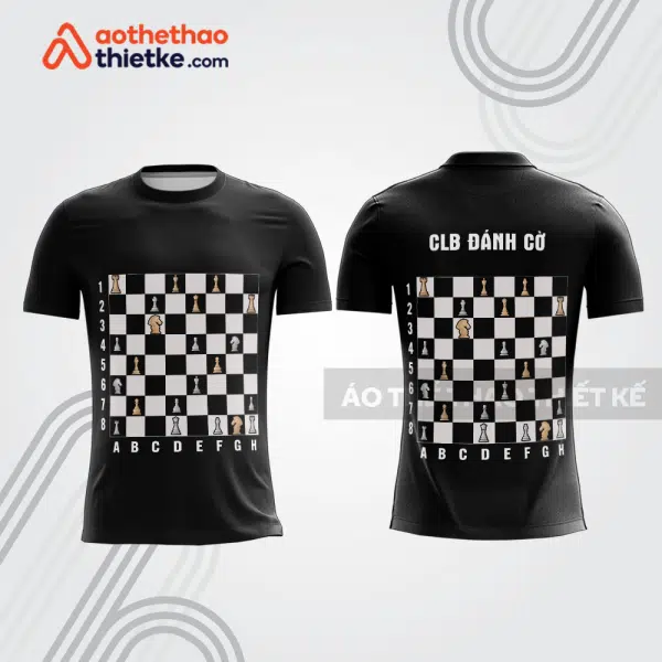 Mẫu thiết kế áo t-shirt thi đấu CLB đánh cờ ch22