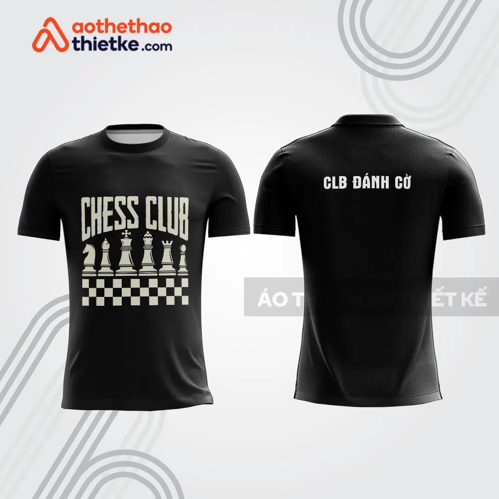 Mẫu thiết kế áo t-shirt thi đấu CLB đánh cờ ch23
