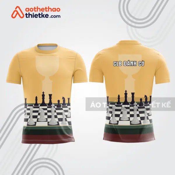 Mẫu thiết kế áo t-shirt thi đấu CLB đánh cờ ch3