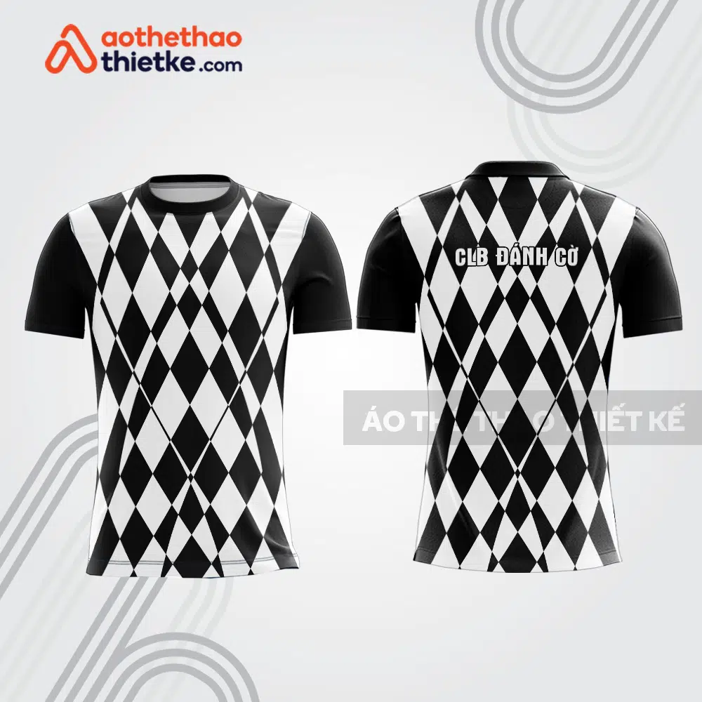 Mẫu thiết kế áo t-shirt thi đấu CLB đánh cờ ch32