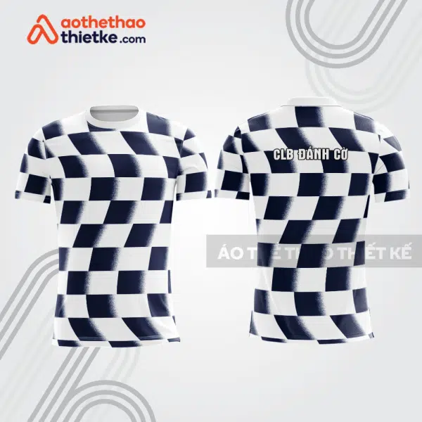 Mẫu thiết kế áo t-shirt thi đấu CLB đánh cờ ch34