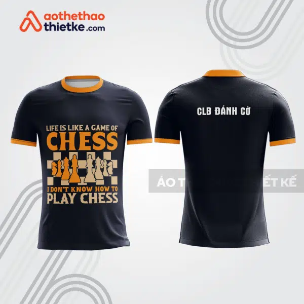 Mẫu thiết kế áo t-shirt thi đấu CLB đánh cờ ch35