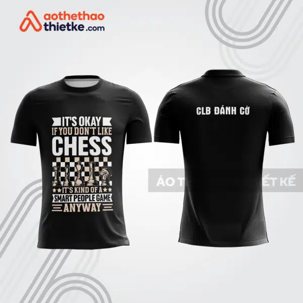 Mẫu thiết kế áo t-shirt thi đấu CLB đánh cờ ch36