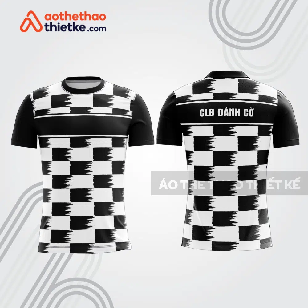 Mẫu thiết kế áo t-shirt thi đấu CLB đánh cờ ch37