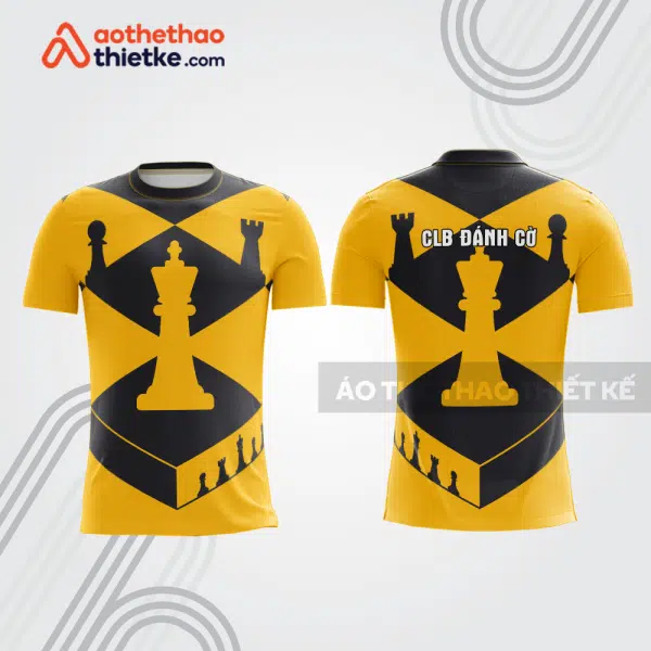 Mẫu thiết kế áo t-shirt thi đấu CLB đánh cờ ch39