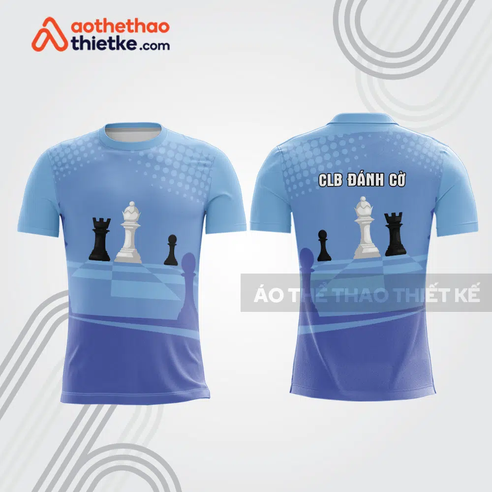 Mẫu thiết kế áo t-shirt thi đấu CLB đánh cờ ch41