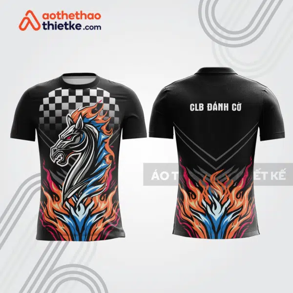 Mẫu thiết kế áo t-shirt thi đấu CLB đánh cờ ch44