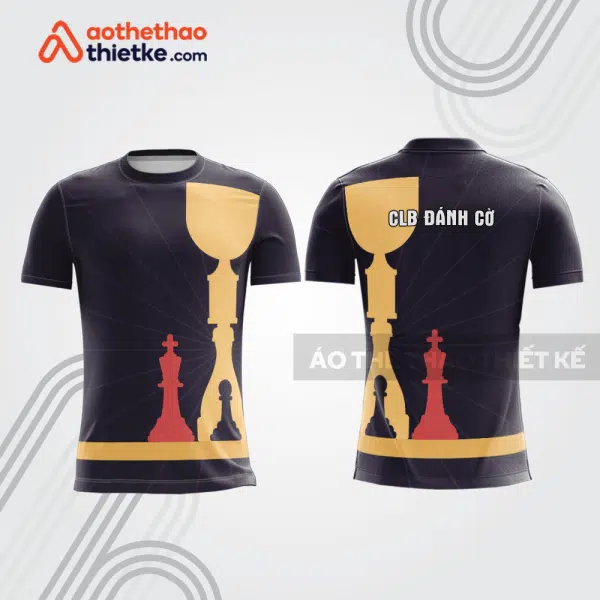 Mẫu thiết kế áo t-shirt thi đấu CLB đánh cờ ch46
