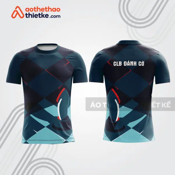 Mẫu thiết kế áo t-shirt thi đấu CLB đánh cờ ch48