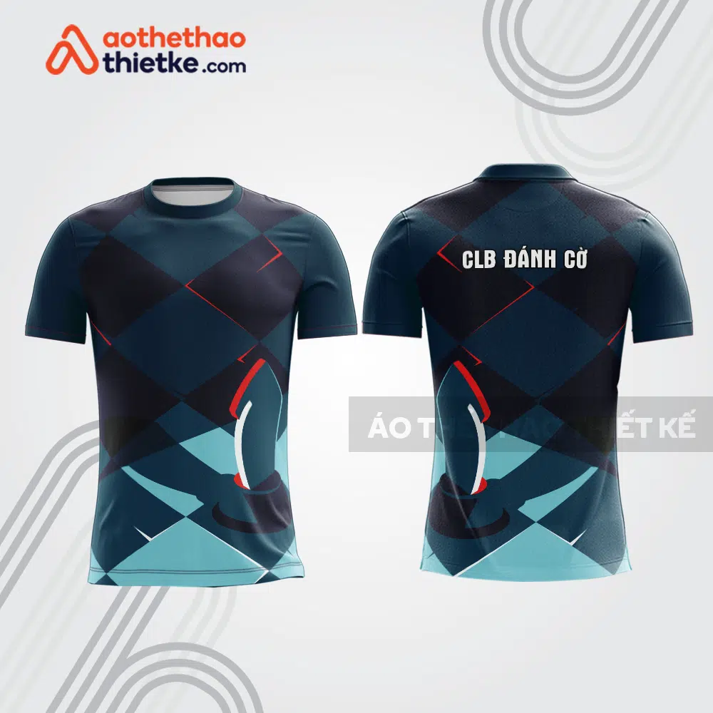 Mẫu thiết kế áo t-shirt thi đấu CLB đánh cờ ch48