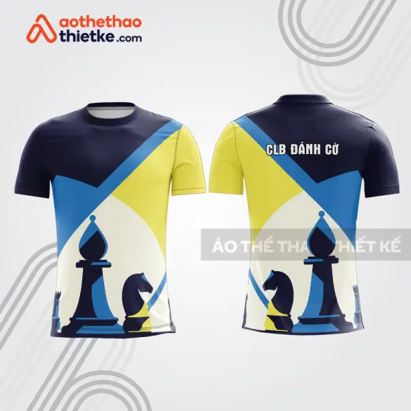 Mẫu thiết kế áo t-shirt thi đấu CLB đánh cờ ch49