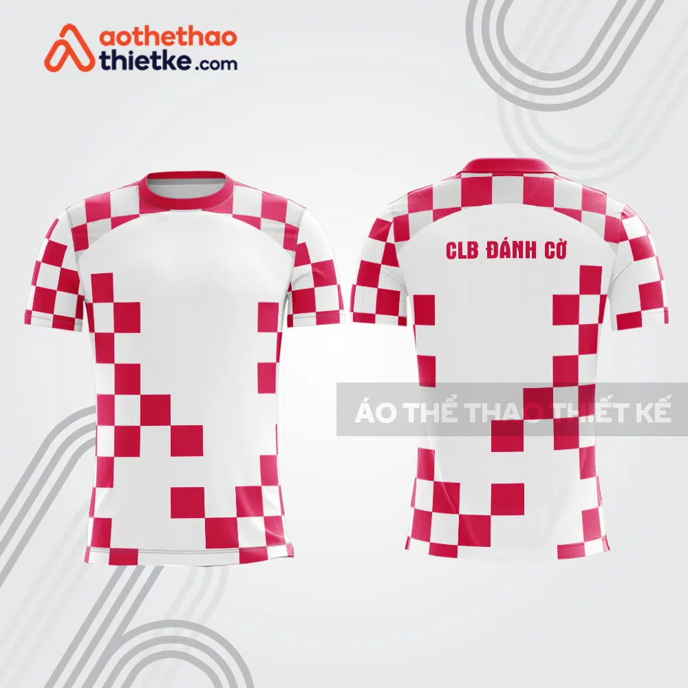 Mẫu thiết kế áo t-shirt thi đấu CLB đánh cờ ch5