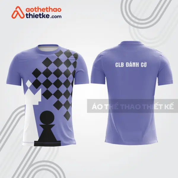 Mẫu thiết kế áo t-shirt thi đấu CLB đánh cờ ch55