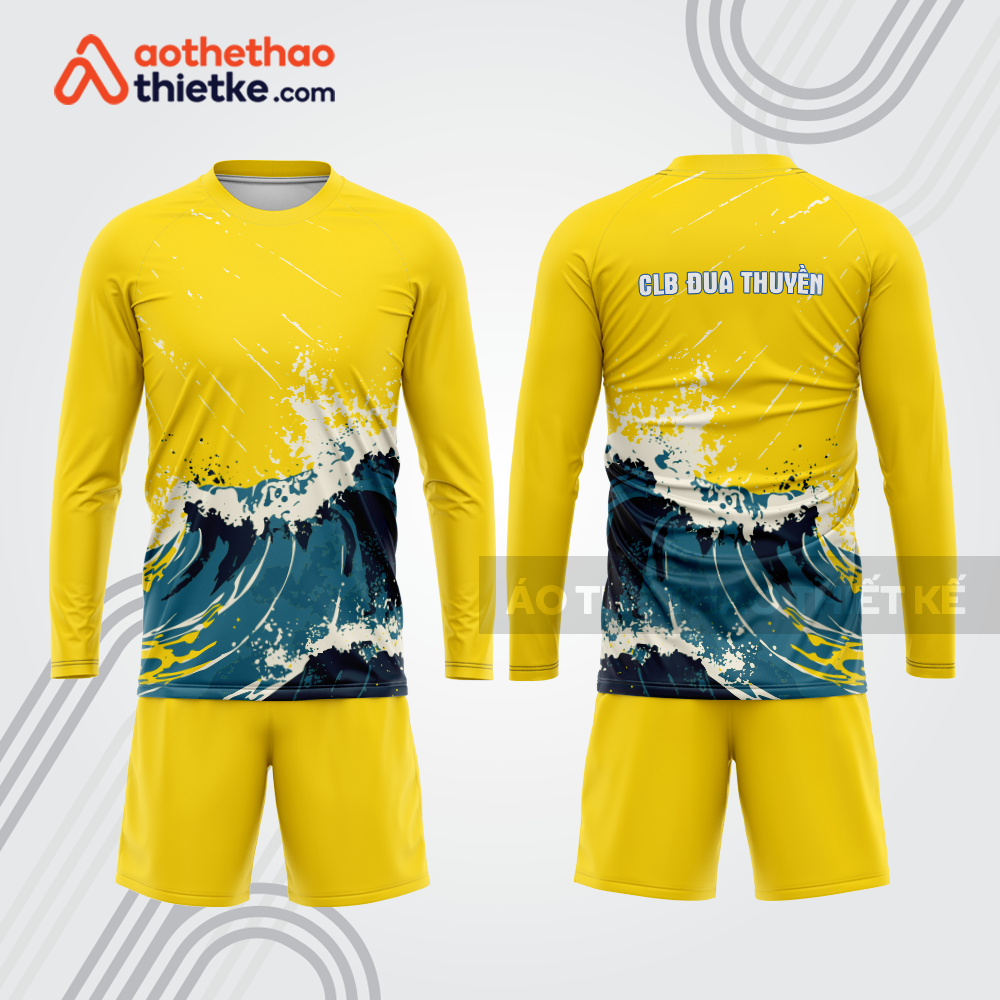 Mẫu thiết kế quần áo dài tay CLB đua thuyền dtb101