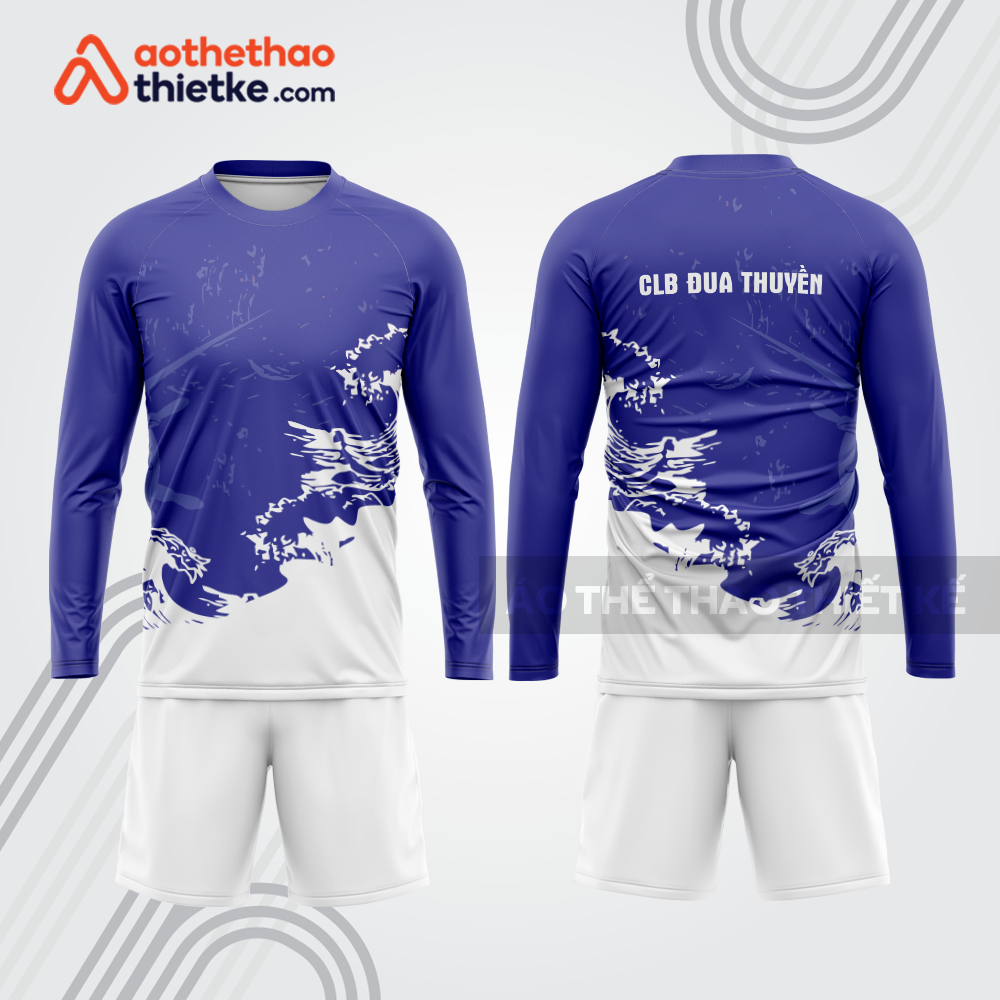 Mẫu thiết kế quần áo dài tay CLB đua thuyền dtb103