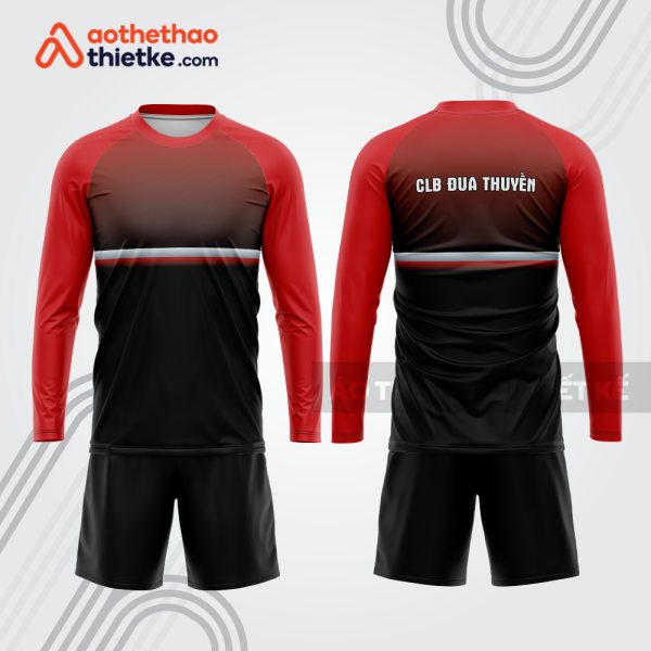 Mẫu thiết kế quần áo dài tay CLB đua thuyền dtb110