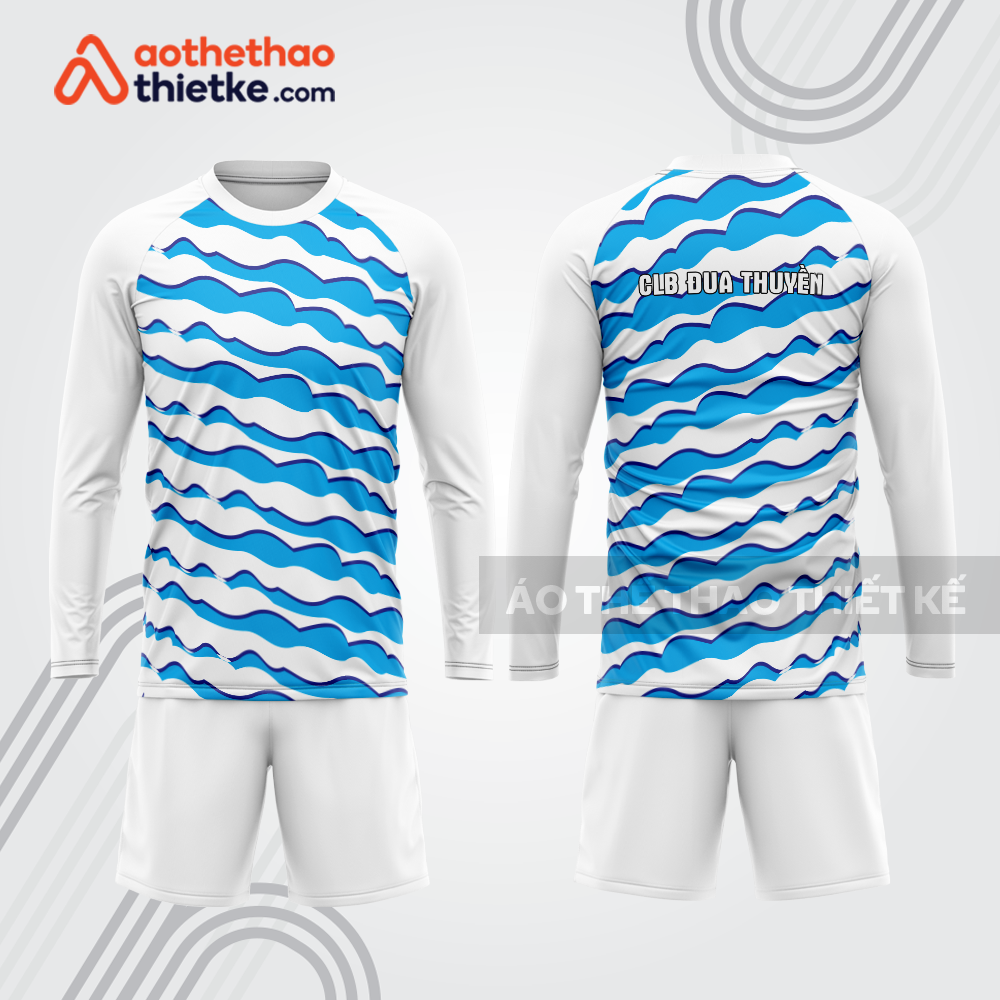 Mẫu thiết kế quần áo dài tay CLB đua thuyền dtb116