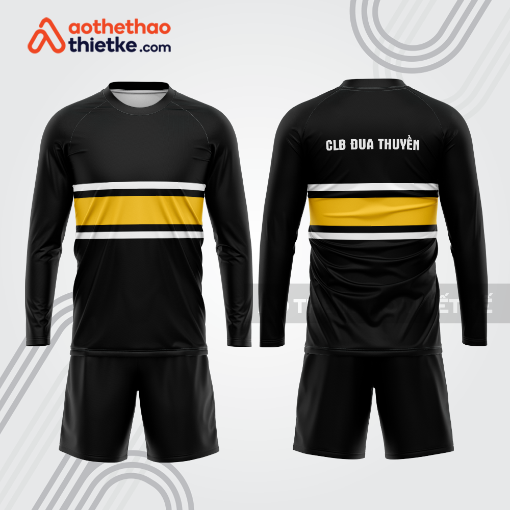 Mẫu thiết kế quần áo dài tay CLB đua thuyền dtb119