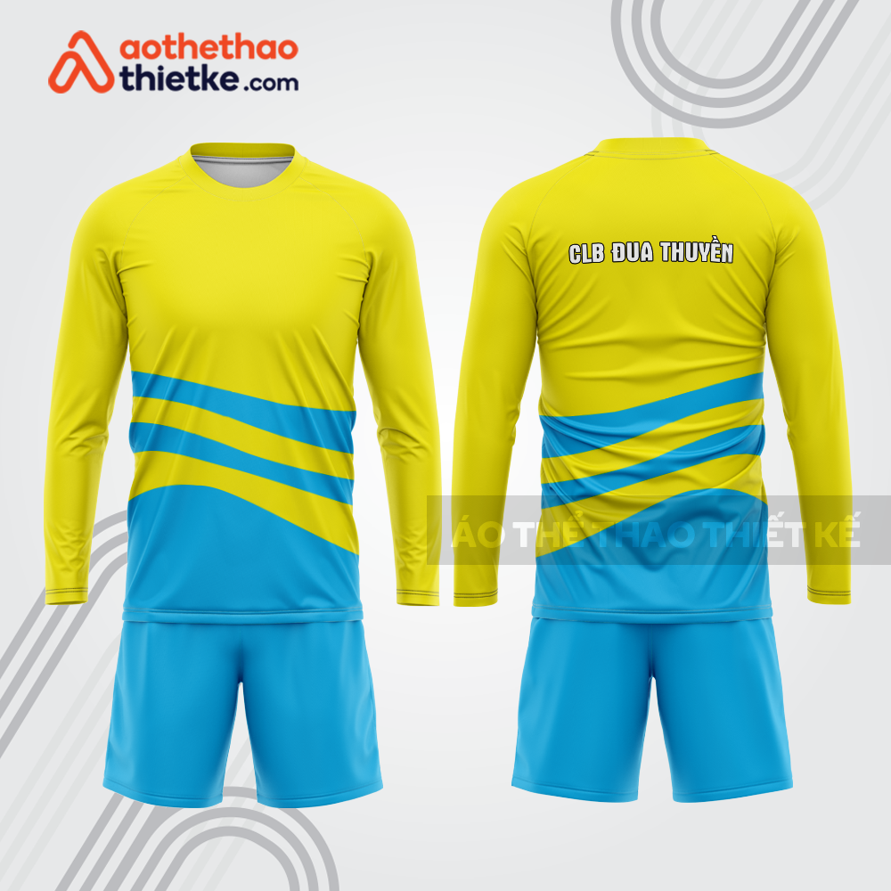 Mẫu thiết kế quần áo dài tay CLB đua thuyền dtb120