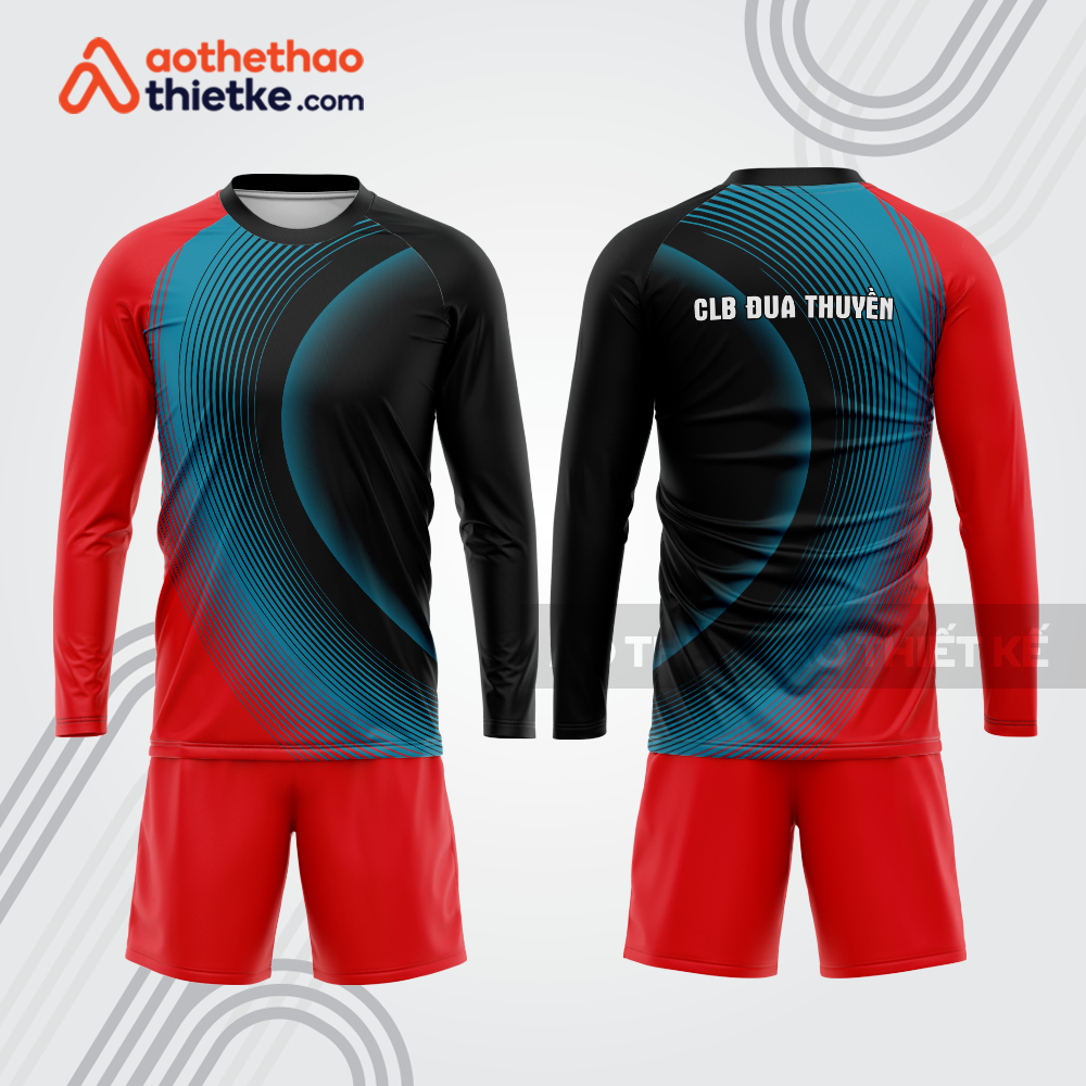 Mẫu thiết kế quần áo dài tay CLB đua thuyền dtb122