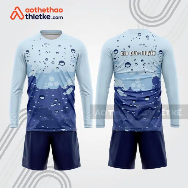 Mẫu thiết kế quần áo dài tay CLB đua thuyền dtb176