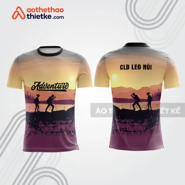 Mẫu thiết kế áo t-shirt áo leo núi & dã ngoại đẹp lnb101