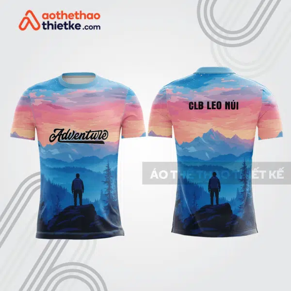 Mẫu thiết kế áo t-shirt áo leo núi & dã ngoại đẹp lnb119