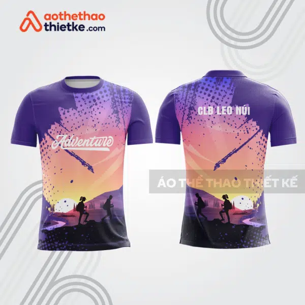 Mẫu thiết kế áo t-shirt áo leo núi & dã ngoại đẹp lnb121