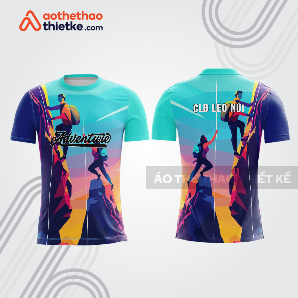 Mẫu thiết kế áo t-shirt đồng phục leo núi & dã ngoại đẹp lnb131