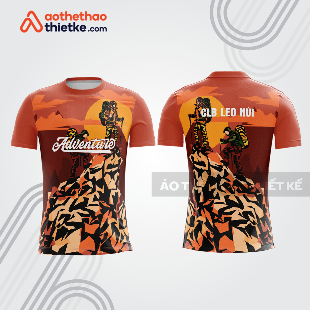 Mẫu thiết kế áo t-shirt đồng phục leo núi & dã ngoại đẹp lnb135