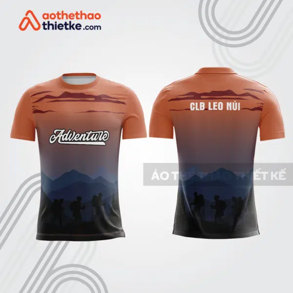 Mẫu thiết kế áo t-shirt đồng phục leo núi & dã ngoại đẹp lnb155