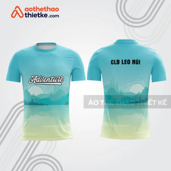 Mẫu thiết kế áo t-shirt đồng phục leo núi & dã ngoại đẹp lnb157