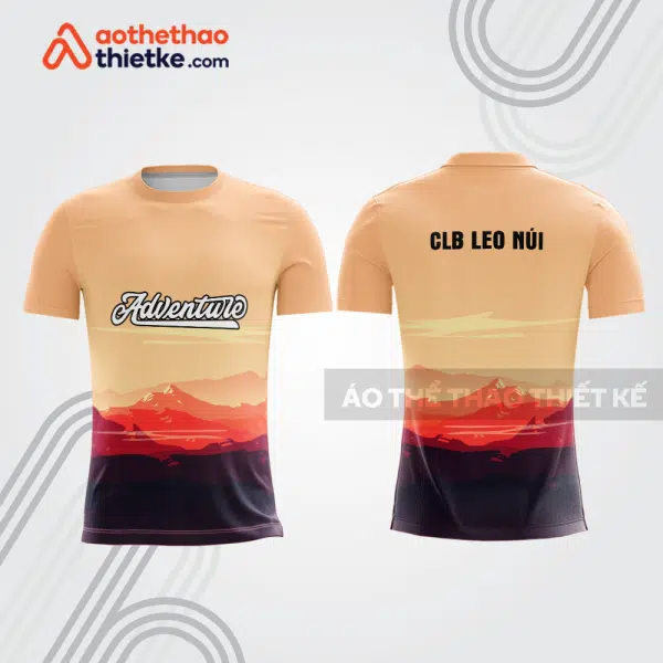Mẫu thiết kế áo t-shirt đồng phục leo núi & dã ngoại đẹp lnb159