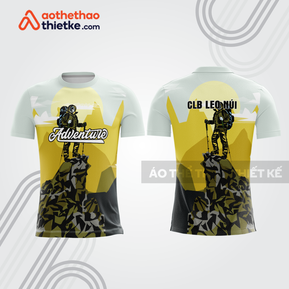 Mẫu thiết kế áo t-shirt đồng phục leo núi & dã ngoại đẹp lnb161