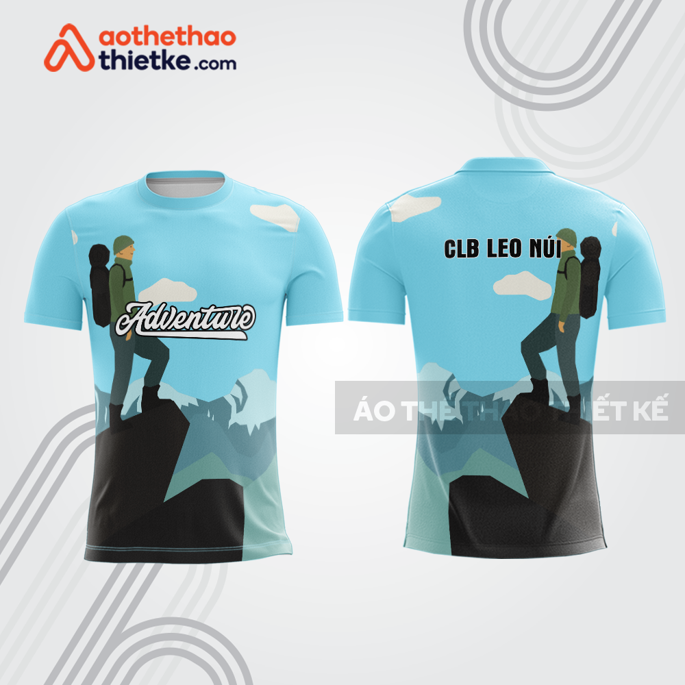 Mẫu thiết kế áo t-shirt đồng phục leo núi & dã ngoại đẹp lnb162