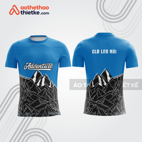 Mẫu thiết kế áo thể thao cổ tròn leo núi & dã ngoại đẹp lnb163