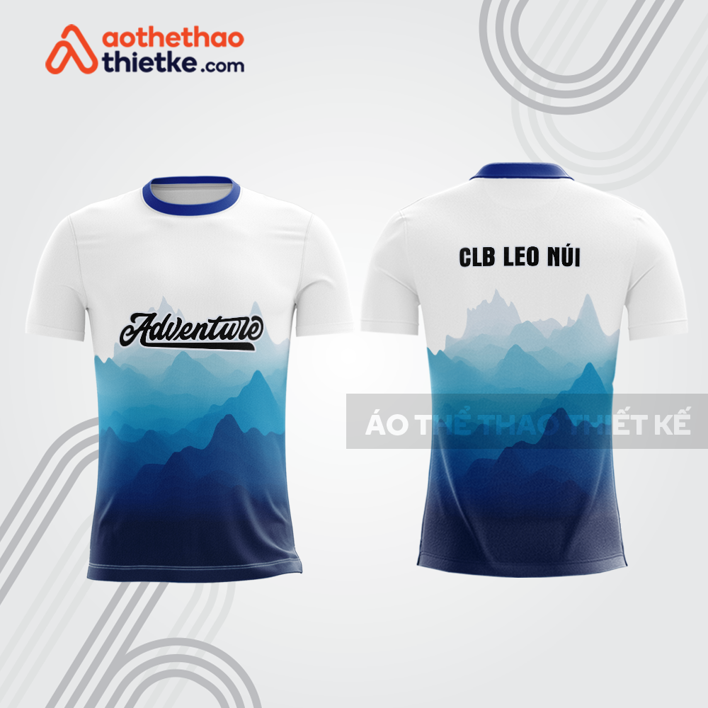 Mẫu thiết kế áo thể thao cổ tròn leo núi & dã ngoại đẹp lnb181