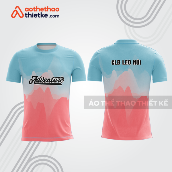 Mẫu thiết kế áo thể thao cổ tròn leo núi & dã ngoại đẹp lnb182