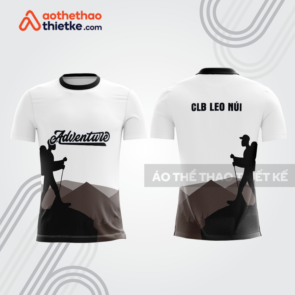 Mẫu thiết kế áo thể thao cổ tròn leo núi & dã ngoại đẹp lnb183