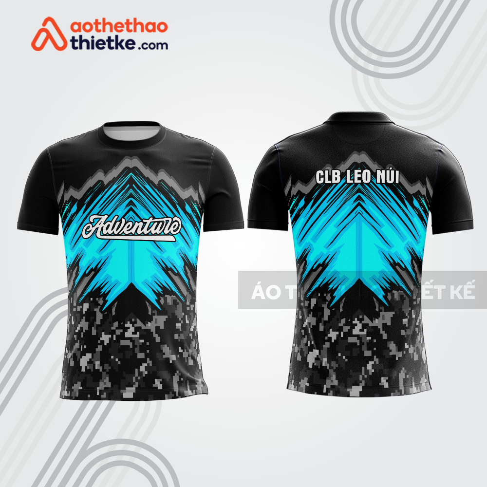 Mẫu thiết kế áo thể thao cổ tròn leo núi & dã ngoại đẹp lnb190