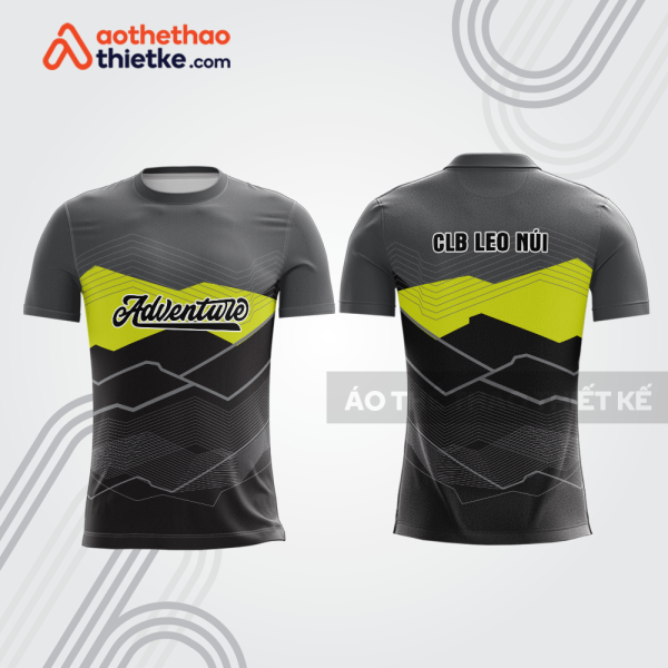 Mẫu thiết kế áo thể thao cổ tròn leo núi & dã ngoại đẹp lnb191