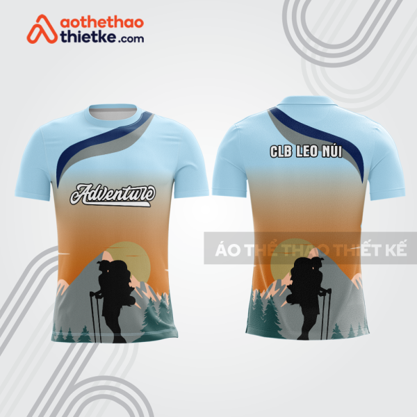 Mẫu thiết kế áo thể thao cổ tròn leo núi & dã ngoại đẹp lnb206