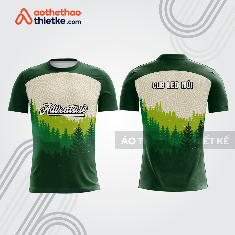 Mẫu thiết kế áo thể thao cổ tròn leo núi & dã ngoại đẹp lnb207