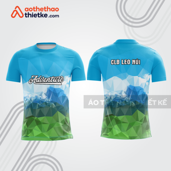 Mẫu thiết kế áo thể thao cổ tròn leo núi & dã ngoại đẹp lnb208