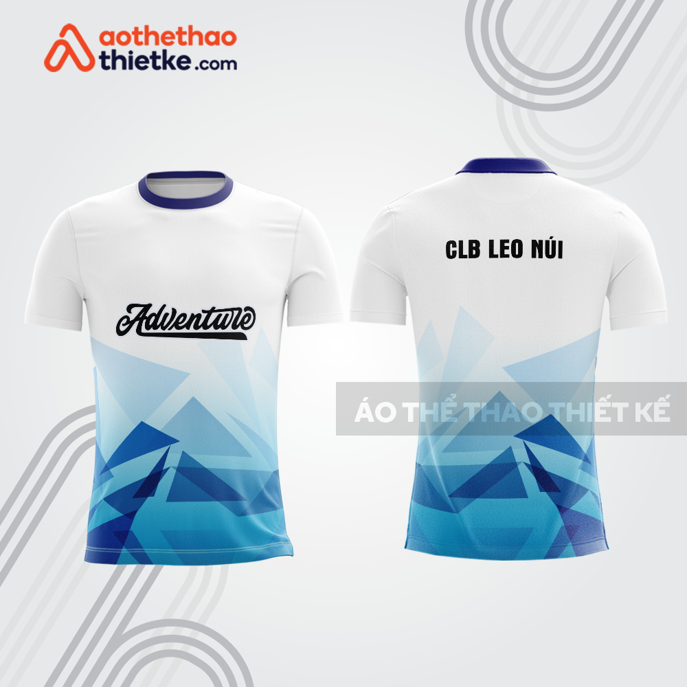 Mẫu thiết kế áo thể thao cổ tròn leo núi & dã ngoại đẹp lnb209