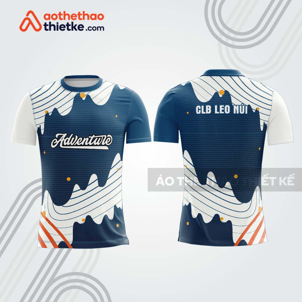 Mẫu thiết kế áo thể thao cổ tròn leo núi & dã ngoại đẹp lnb237