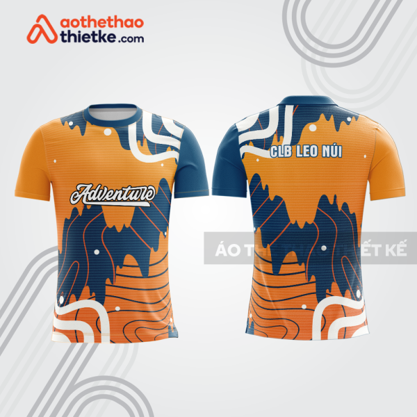 Mẫu thiết kế áo thể thao cổ tròn leo núi & dã ngoại đẹp lnb238