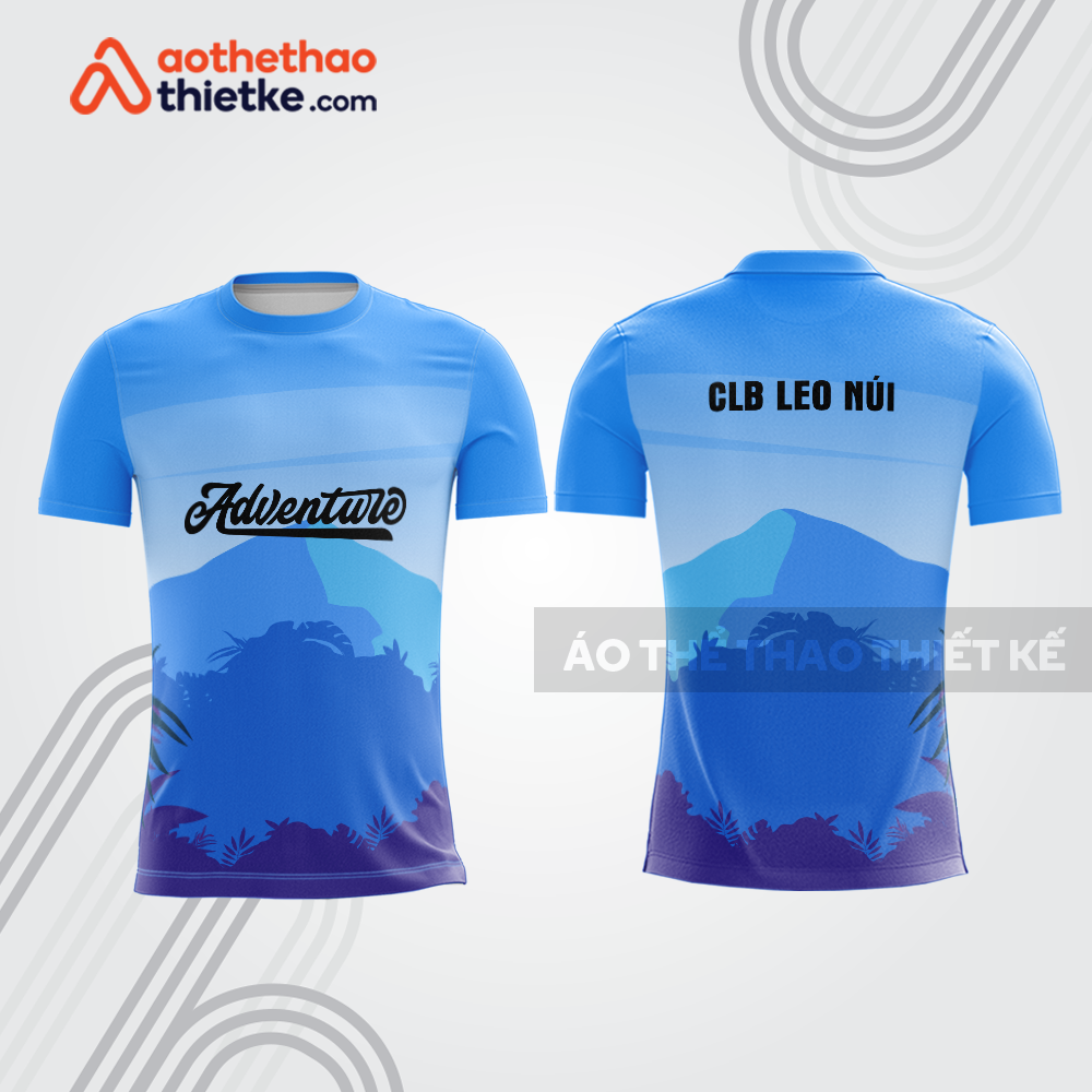 Mẫu thiết kế áo thể thao cổ tròn leo núi & dã ngoại đẹp lnb239