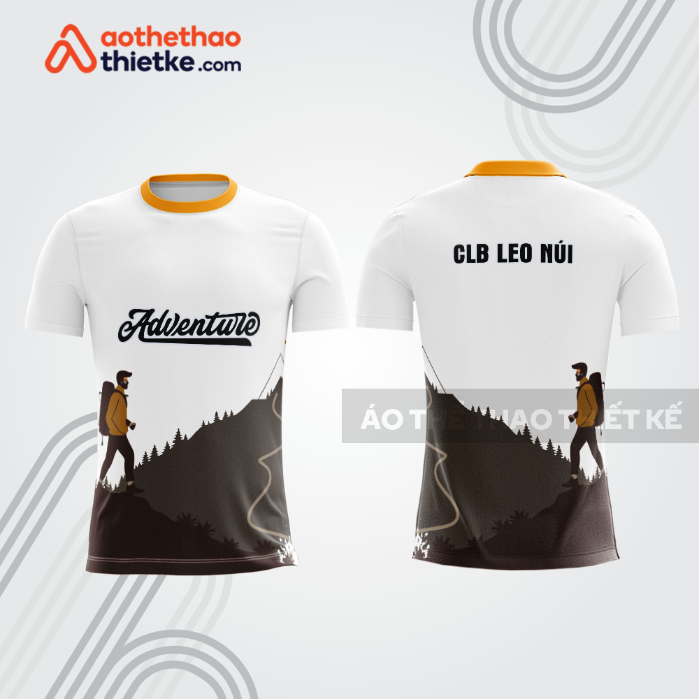 Mẫu thiết kế áo thể thao cổ tròn leo núi & dã ngoại đẹp lnb249
