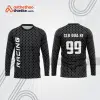 Mẫu thiết kế áo đồng phục dài tay đội đua xe mô tô & ô tô đẹp mtb102